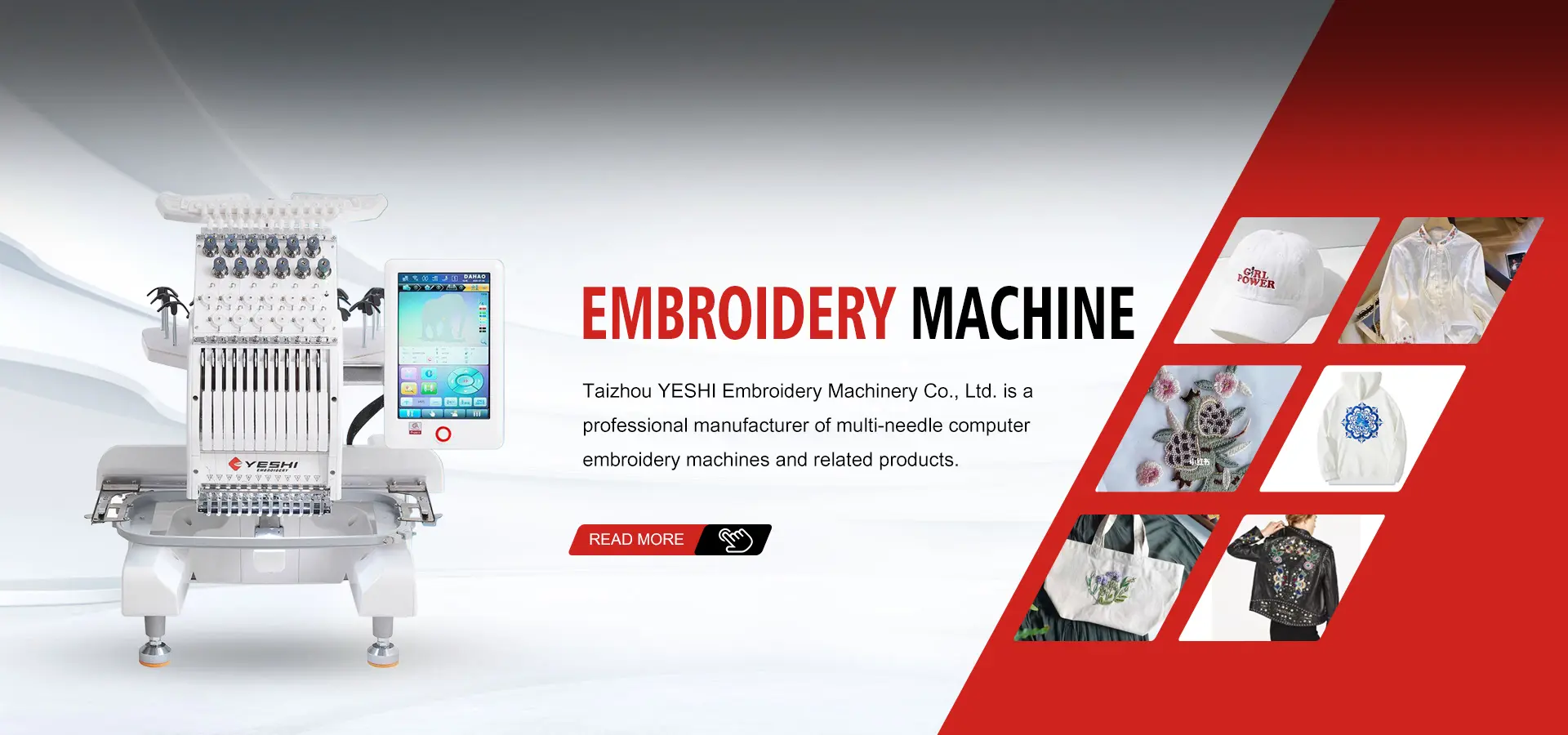 Single Head Embroidery Machine
