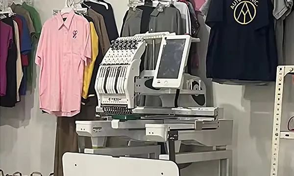 How to adjust the correct position of embroidery machine spindle