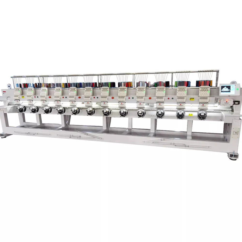 High-speed Embroidery Machine With Twelve Heads