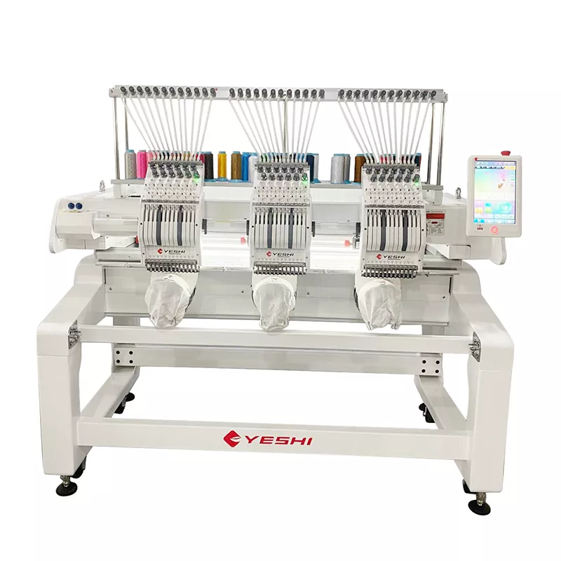 Three Heads Embroidery Machine With Garment Funciton