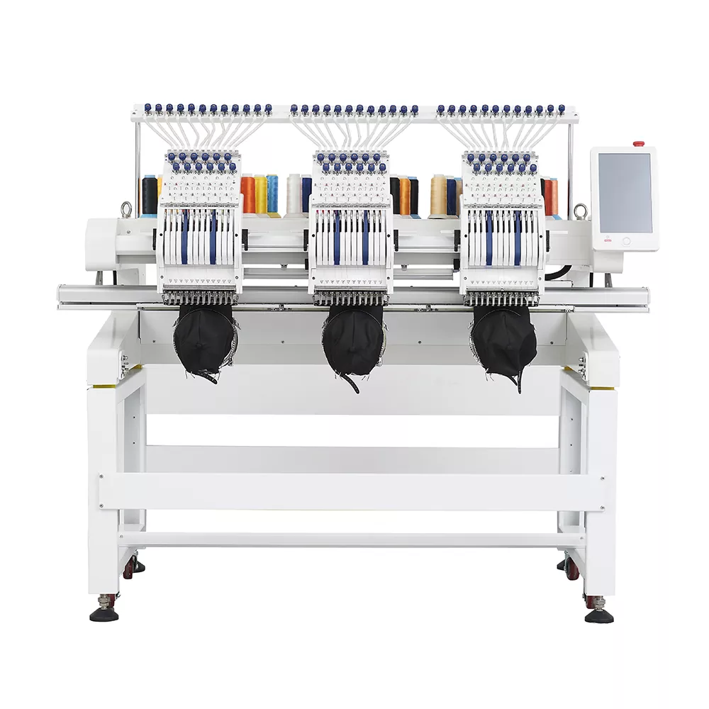 Three Heads Embroidery Machine With Special Device