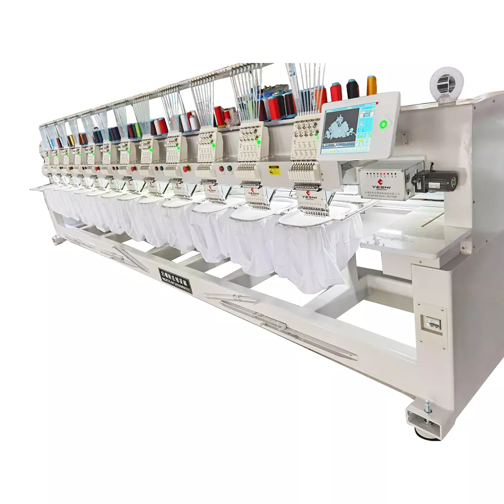 Twelve Heads Embroidery Machine With Garment Funciton