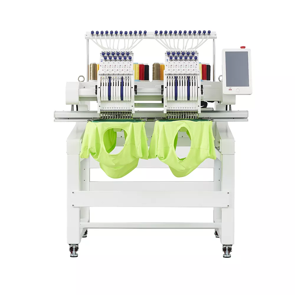Two Heads Embroidery Machine With Special Device